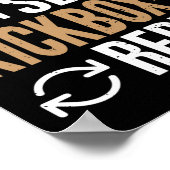 Kickboksen voor kickbokser poster (Hoek)