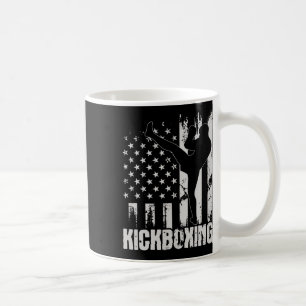Kickboksen - VS Amerikaanse Vlag Kickbokser Combyt Koffiemok