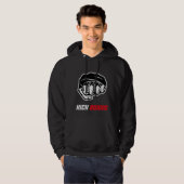 Kickboksen Vuist Hoodie (Voorkant volledig)