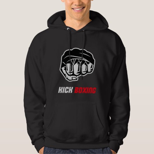 Kickboksen Vuist Hoodie (Voorkant)