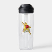 Kickboksen |  waterfles (Achterkant)