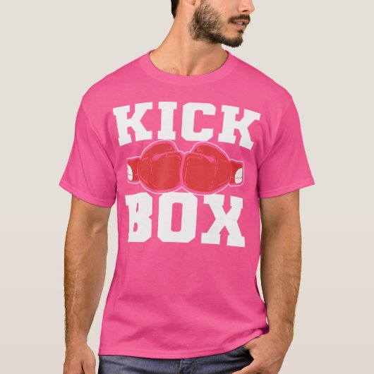 Kickbokser I Kickbox I Kickboksen I Kickboksen T-shirt (Voorkant)