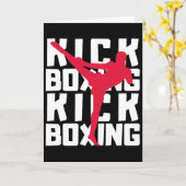 Kickbokser  kaart (Gele Bloem)