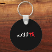 Kickbokser Kickboksen Ontwikkeling Training Fight Sleutelhanger (Voorkant)