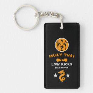 Kickbokser Muay Thai Sport Sleutelhanger