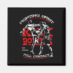 Kickbokser ontwerp voor MMA-fans Magneet