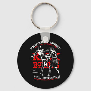 Kickbokser ontwerp voor MMA-fans Sleutelhanger