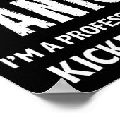 Kickbokser Poster (Hoek)