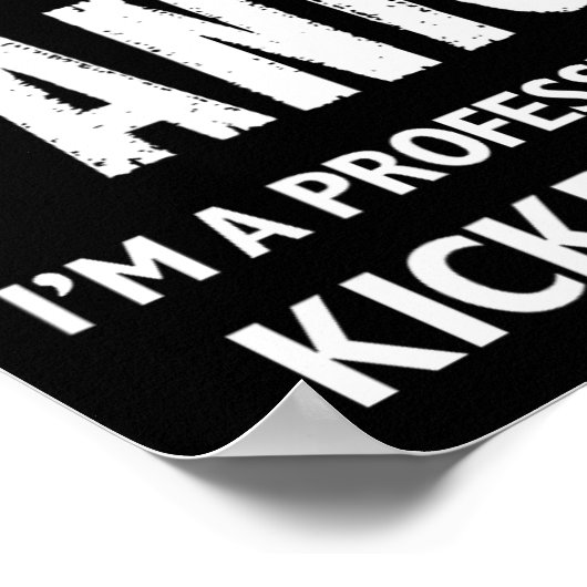 Kickbokser Poster (Hoek)