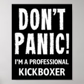 Kickbokser Poster (Voorkant)