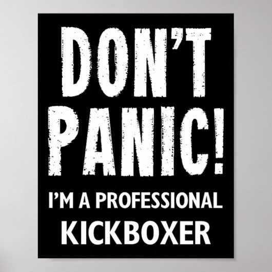 Kickbokser Poster (Voorkant)