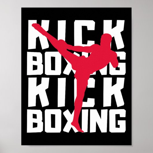 Kickbokser poster (Voorkant)