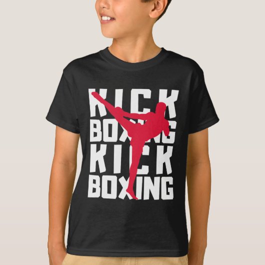 Kickbokser  t-shirt (Voorkant)