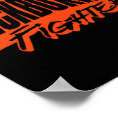 Kickbokser, Training, Sportkleding, Boksen, Poster (Hoek)