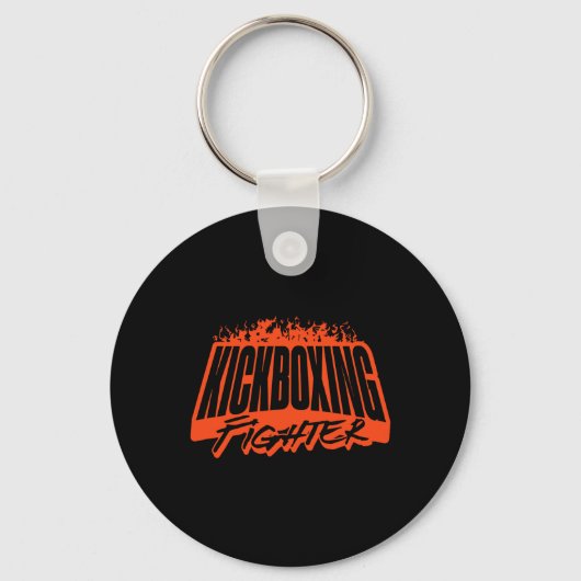 Kickbokser, Training, Sportkleding, Boksen, Sleutelhanger (Voorkant)