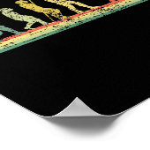 Kickboksevolutie Funny Gift T-shirt Kick Poster (Hoek)