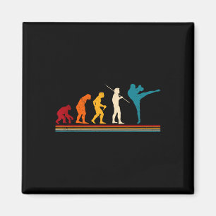 Kickboksevolutie Kickbokser Karate Boksen Mma Magneet