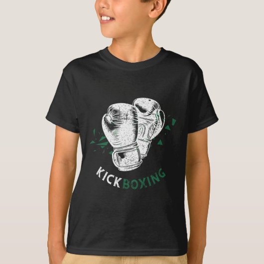 Kickbokshandschoenen T-shirt (Voorkant)