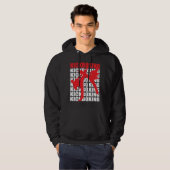 Kickbokshoodie Hoodie (Voorkant volledig)