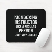 Kickboksinstructeur Kickbokstraining Muismat (Met muis)