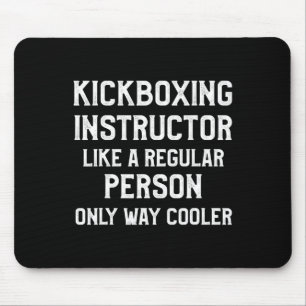 Kickboksinstructeur Kickbokstraining Muismat