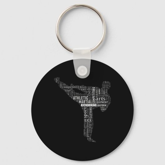 Kickboksinstructeur sleutelhanger (Voorkant)
