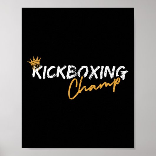 Kickbokskampioen poster (Voorkant)