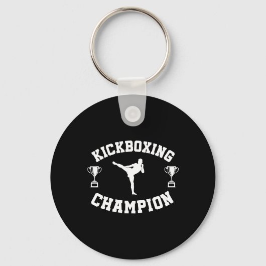 Kickbokskampioen sleutelhanger (Voorkant)