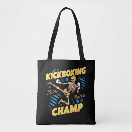 kickbokskampioen tote bag (Voorkant)