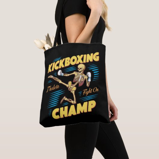 kickbokskampioen tote bag (Dichtbij)