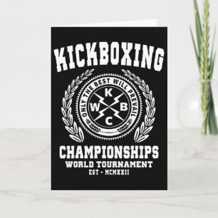 Kickbokskampioenschappen, Kickboksen T-shirt, Mart Kaart