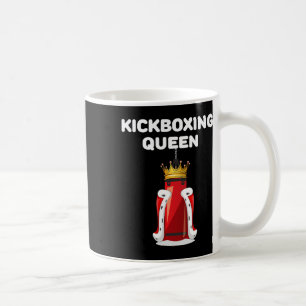 Kickbokskoningin Meisjes Kickboksen Vrouwen Kickbo Koffiemok