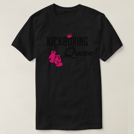 Kickbokskoningin T-shirt (Design voorkant)