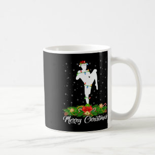 Kickboksliefhebber bijpassende kerstman hoed Kickb Koffiemok