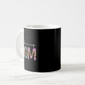 Kickboksmoeder Funny Boxing Kickboxer Moeder Cadea Koffiemok (Voorkant links)
