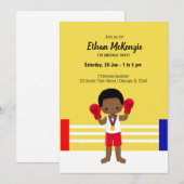 Kickbokssport Kaart (Voorkant / Achterkant)