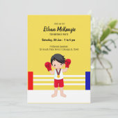 Kickbokssport Kaart (Staand voorkant)