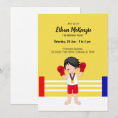 Kickbokssport Kaart (Voorkant / Achterkant)