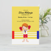 Kickbokssport Kaart (Staand voorkant)