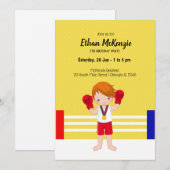 Kickbokssport Kaart (Voorkant / Achterkant)