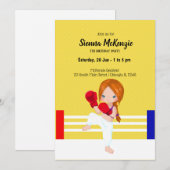 Kickbokssport Kaart (Voorkant / Achterkant)