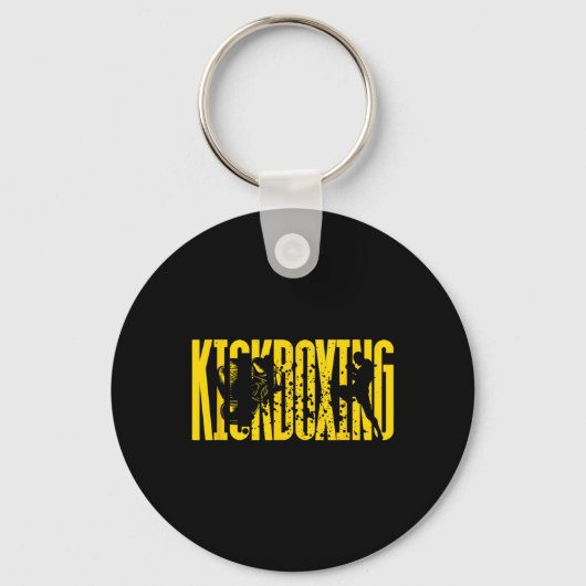 Kickbokstechniek sleutelhanger (Voorkant)