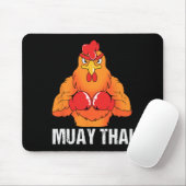Kickbokstrainer Thailand Rooster Muay Thai Muismat (Met muis)