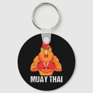 Kickbokstrainer Thailand Rooster Muay Thai Sleutelhanger