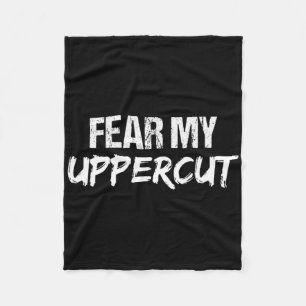 Kickbokstraining: Angst voor mijn uppercut  Fleece Deken