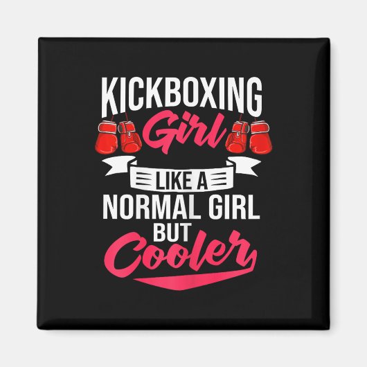 Kickbokstraining Cardio Beginner Kickbo Magneet (Voorkant)