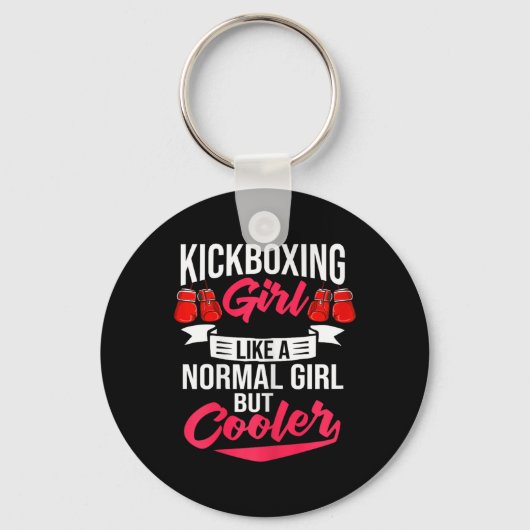 Kickbokstraining Cardio Beginner Kickbo Sleutelhanger (Voorkant)