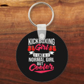 Kickbokstraining Cardio Beginner Kickbo Sleutelhanger (Voorkant)