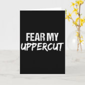 Kickbokstraining: Vrees Mijn Uppercut Kaart (Gele Bloem)