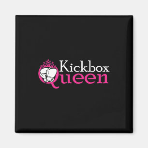 Kickbox Koningin Is Kickboksen Meisje Is Vrouw Kic Magneet